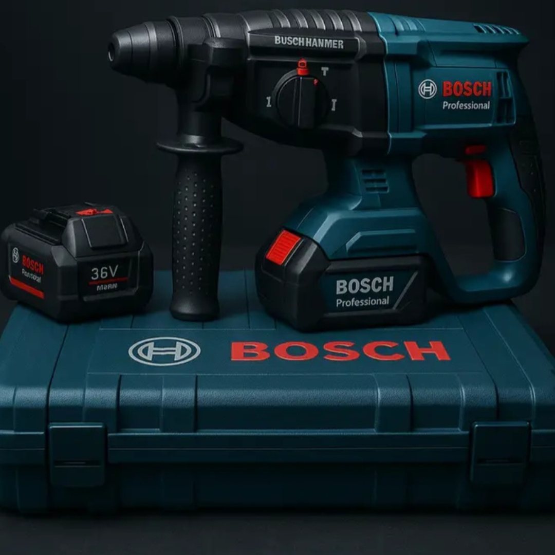 Акумулаторният перфоратор BOSCH GBH 18V-18 X е компактен и лек професионален инструмент, съчетаващ ударно пробиване, комфорт и ефективност в едно устройство. Създаден за работа с бетон, дърво и метал, той е подходящ за монтажници, строители и майстори, които търсят надеждност и безопасност при ежедневна употреба.